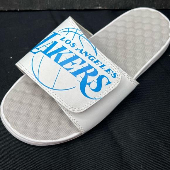 Men’s iSlides Lakers size 9 - Picture 2 of 4